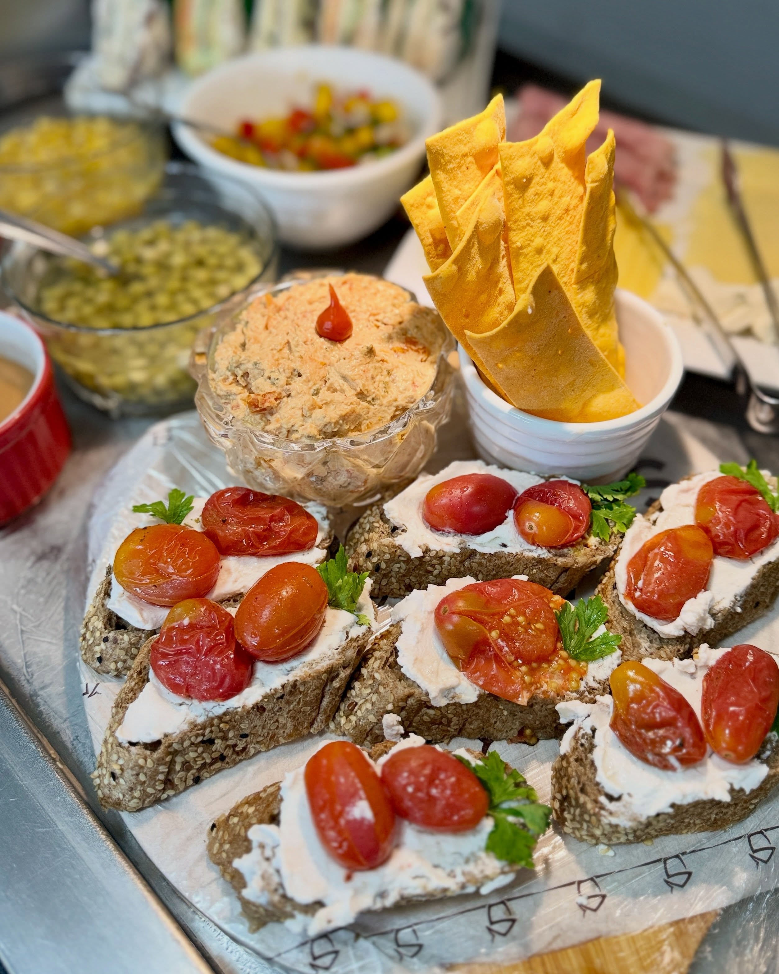 Bruschettas e petiscos